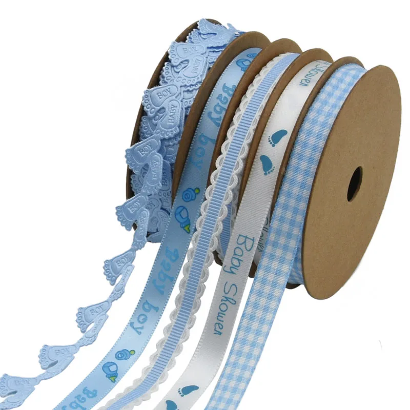 5x5M 5*5 м/рулон печати Рождество органза лента Grosgrain лента для вышивка рукоделие декорации атласные ленты DIY лук аксессуары - Цвет: 5x5M