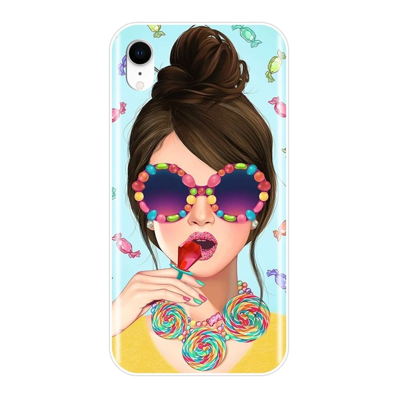 Мягкий силиконовый чехол для Apple iPhone 6 S 7 8 X XR XS Max Plus|Бамперы| |