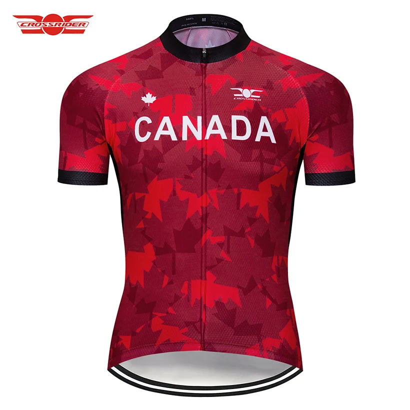 Crossrider 2018 Pro Team Канада майки спортивные наборы для ухода за кожей MTB Велосипедный