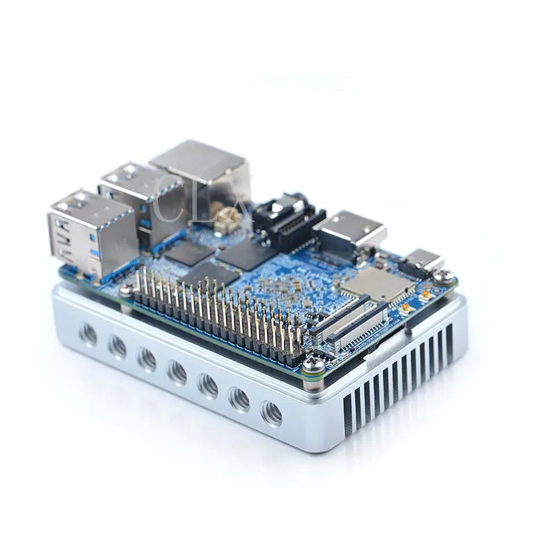 NanoPi NEO4 теплоотвод чистый алюминиевый радиатор анодирование