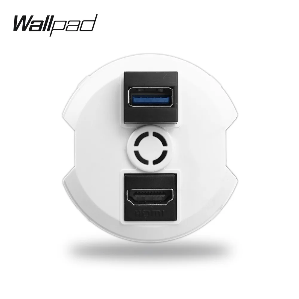 Настенная панель L6 черный, белый, серый, золотой, HDMI, USB, проводка, розетка, модульная, сделай сам, комбинация