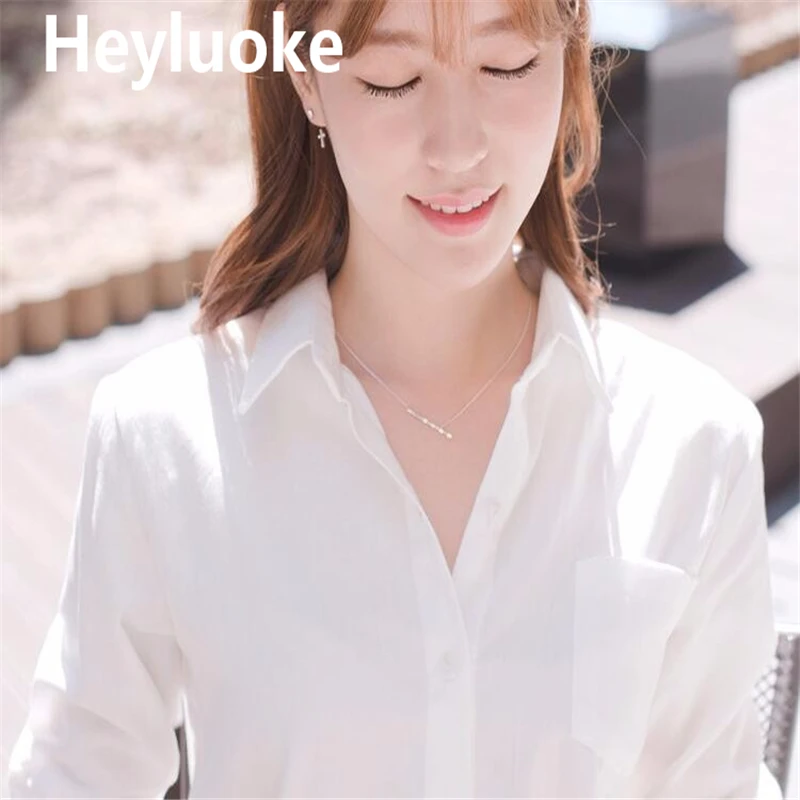 HEYLUOKE Новая коллекция 100% бамбуковых кулонов с фианитами в форме бар модные