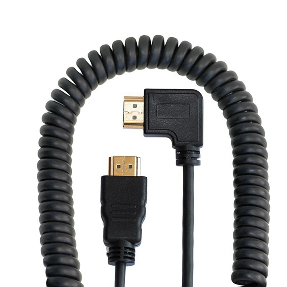 HDMI кабель 90 градусов угловой левый/правый/прямой HDMI1.4 папа-папа/женщина Высокое качество Весна HDMI линия