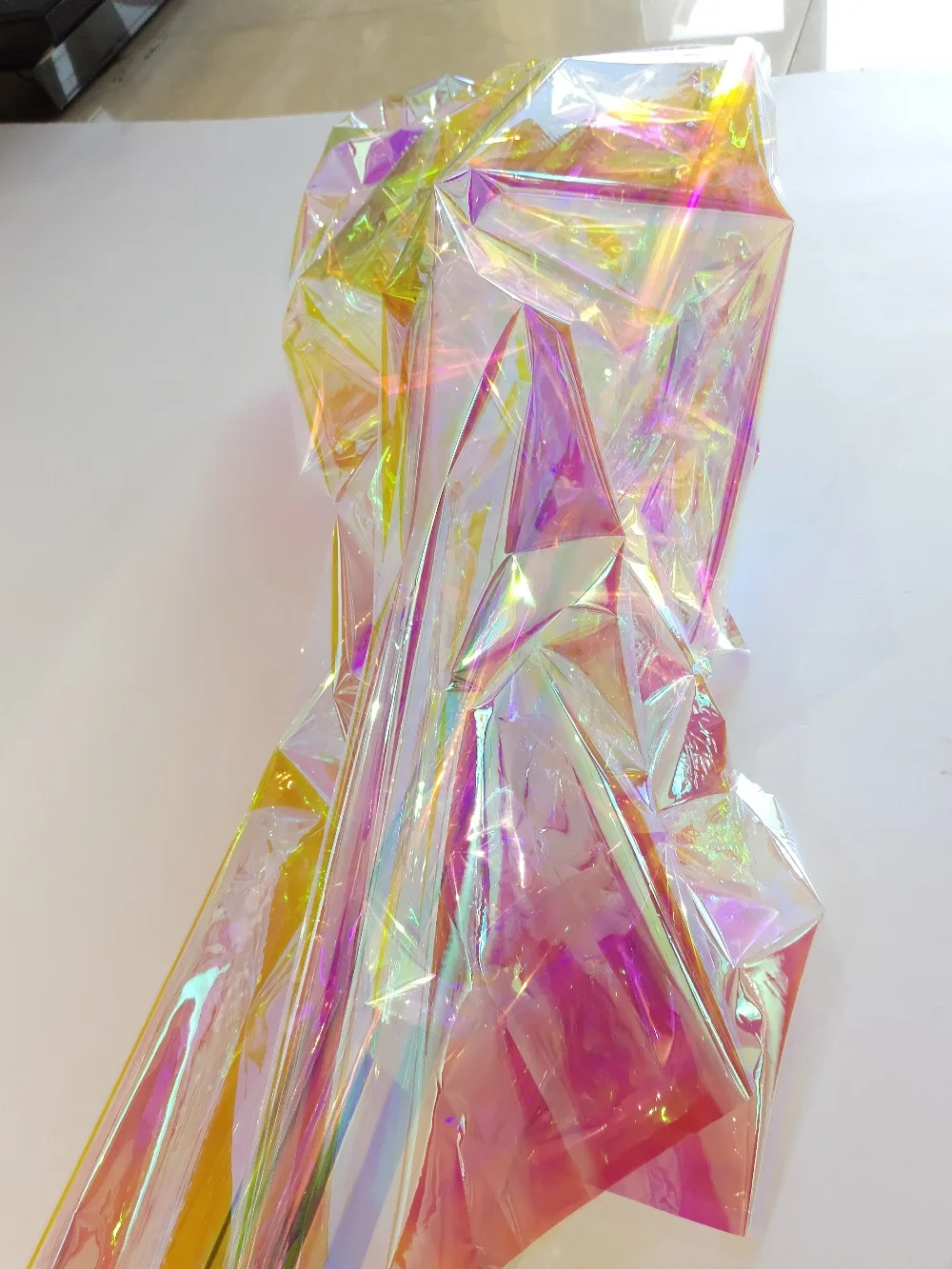 22mic JR 2290 01 USA Dichroic Angelina Crystalina Fantasy PET переливчатая Радуга Film 1020 мм W * 150m