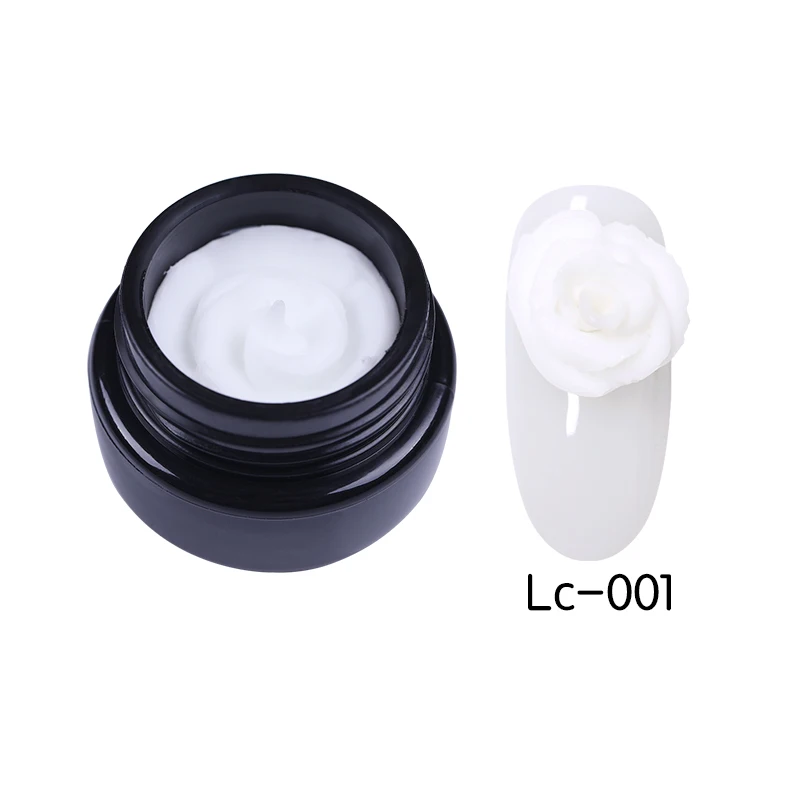 LC-01 LILYCUTE 4D резной УФ гель для резьбы краска для рисования лак скульптура Пластилин маникюр Дизайн ногтей моделирование краски гель - Цвет: LC-01