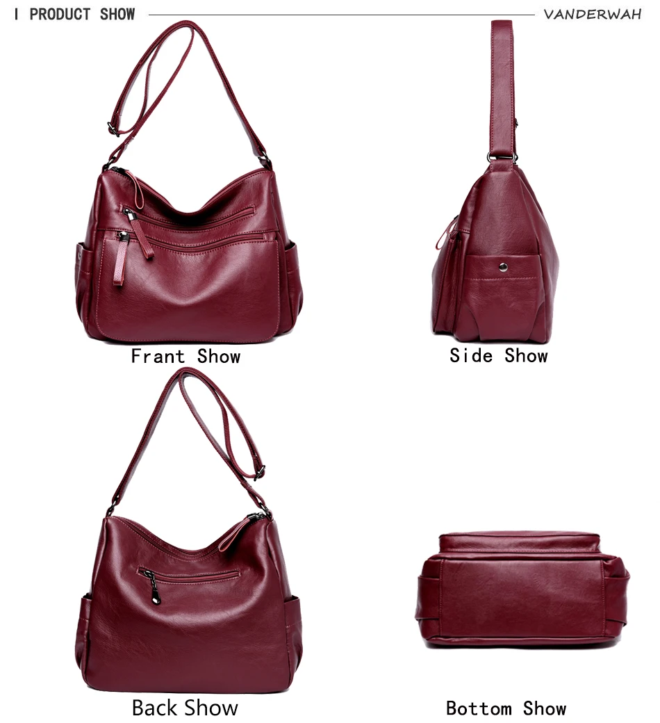 Много карманов большие сумки через плечо для женщин Sac A основной Femme роскошные кожаные сумки женские сумки дизайнерские сумки высокого качества