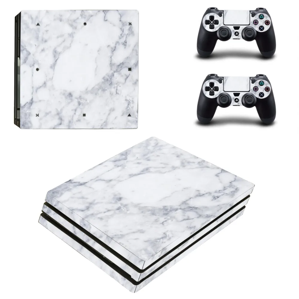ПС1 стиль чистый цвет PS4 Pro наклейка на кожу для PlayStation 4 консоль и 2 контроллера