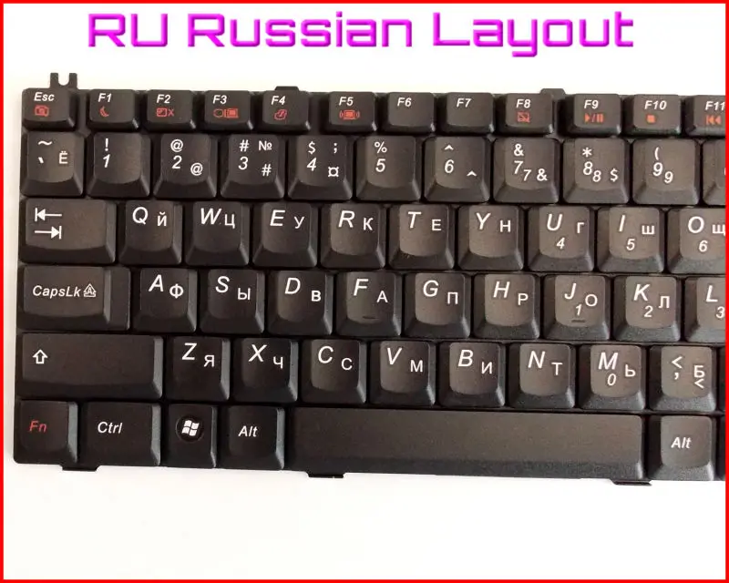 Новая русская версия клавиатуры для ноутбука IBM Lenovo Ideapad Y710 Y730 Y510 Y520 Y530 Y510a Y510m Y510g|new