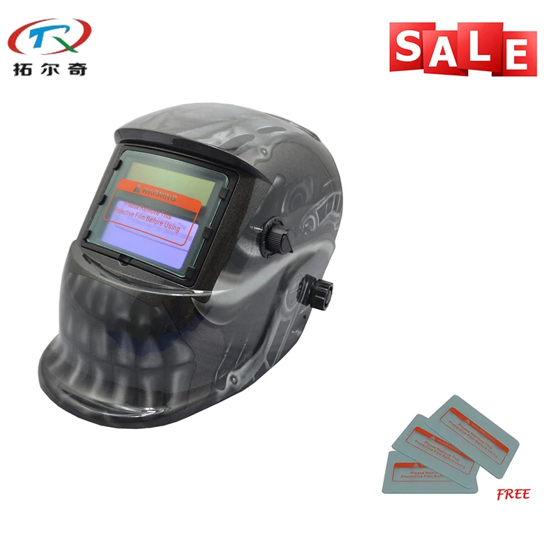 

Стеклянные фильтры с литиевой батареей промышленные защитные каски электронные Пользовательские Авто затемнение сварочный шлем TRQ-HD24-2233FF