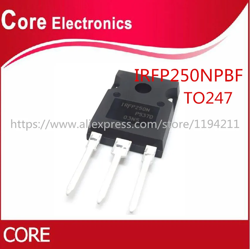 100 шт. IRFP250N TO-3P IRFP250NPBF IRFP250 TO247 IC | Электронные компоненты и принадлежности