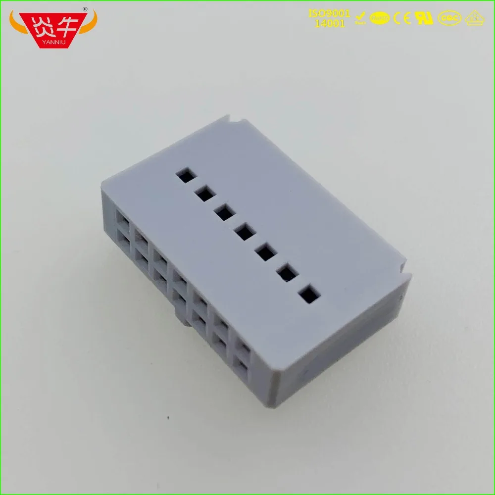_ Женский 2 54 мм Шаг 14PIN линия отжима типа IDC разъемы ISP JTAG HEADER для плоского