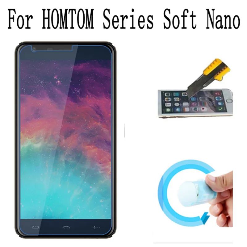 Для HOMTOM HT16 HT17 HT3 мягкая нано защитная пленка Homtom не закаленное стекло|Защитные