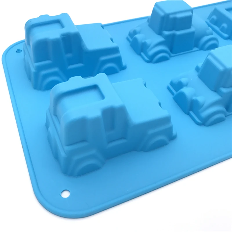 Aomily DIY 6 видов стилей 3D автомобиля Форма Силиконовый Торт помадка формы шоколад
