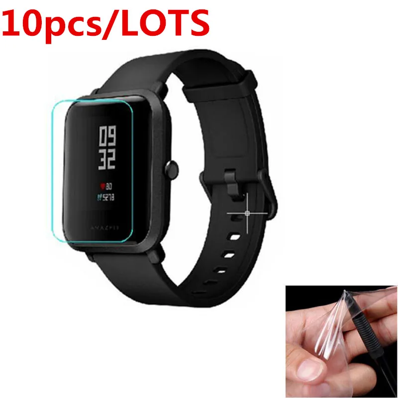 10 шт. Защитная пленка для экрана Xiaomi Huami Amazfit Bip BIT Lite|Смарт-аксессуары| |