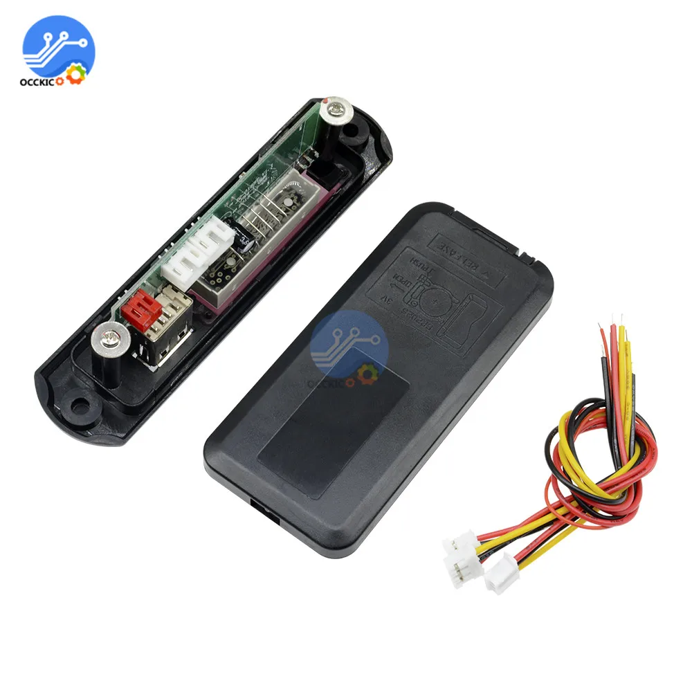 Автомобильный аудио USB TF FM Радио MP3 модуль беспроводной Bluetooth DC 5 в 12 В MP3 WMA FM декодер плата с пультом дистанционного управления MP3 динамик