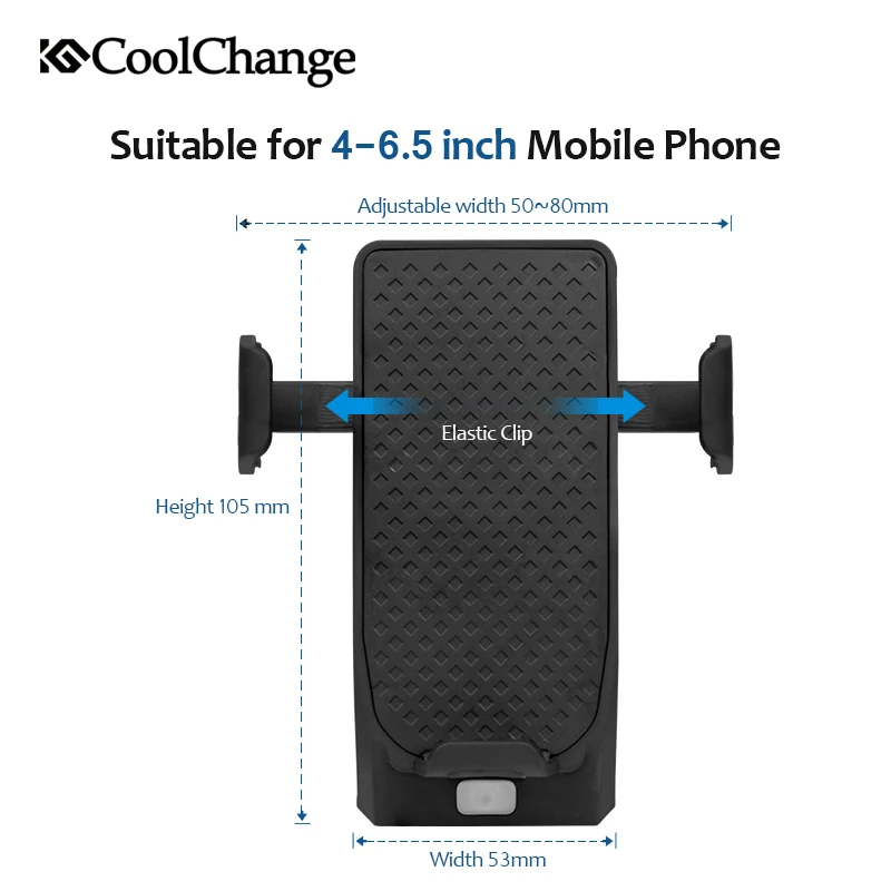CoolChange велосипедный светильник, заряжаемый от USB, флэш-светильник, держатель для телефона, велосипедный высокий светильник 2000/4000 мАч, внешний аккумулятор, велосипедный рожок, светодиодный светильник