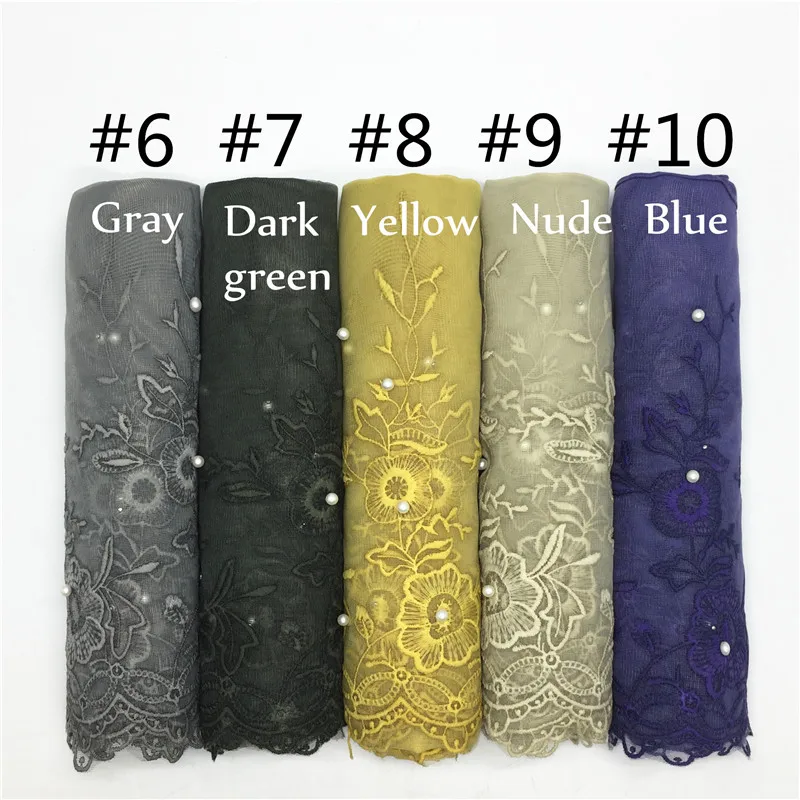 1 шт. однотонный Простой Жемчуг вискоза Двусторонняя Франция кружево элегантный