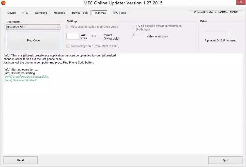 Gsmjustoncc ключ разблокировки MFC ключ fFor Iphone для всех джейлбрейк телефон с Ipower ключ и OTG кабель