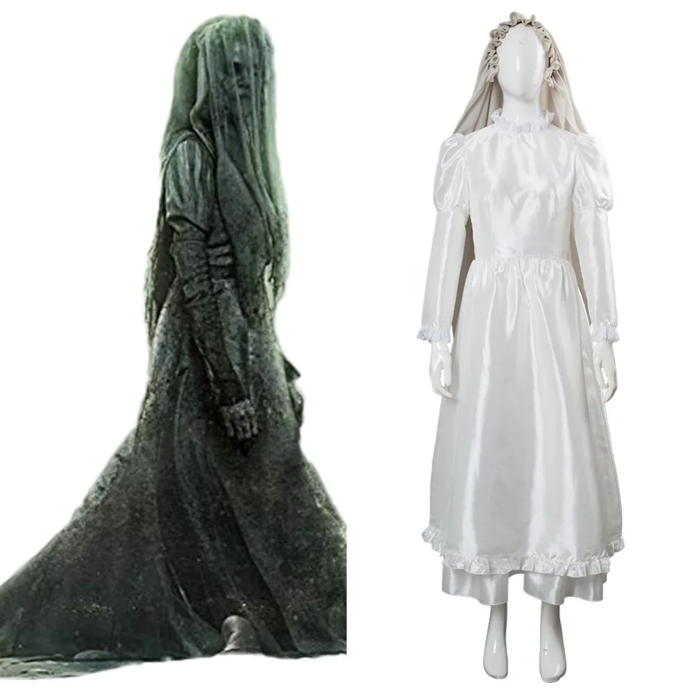 Костюм для косплея The Curse of La Llorona костюм свадебное платье из ужасного фильма на