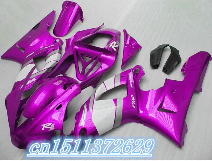 Dor-фиолетовый белый обтекатель для 2000 2001 YZF R1 YZF-R1 2000-2001 YZF1000 YZFR1 00 01 | Автомобили и