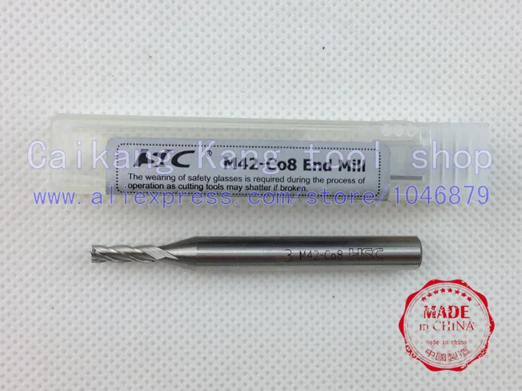 Новинка 4 флейты 3 мм сверхтвердые фрезы из кобальта твердосплавные концевые