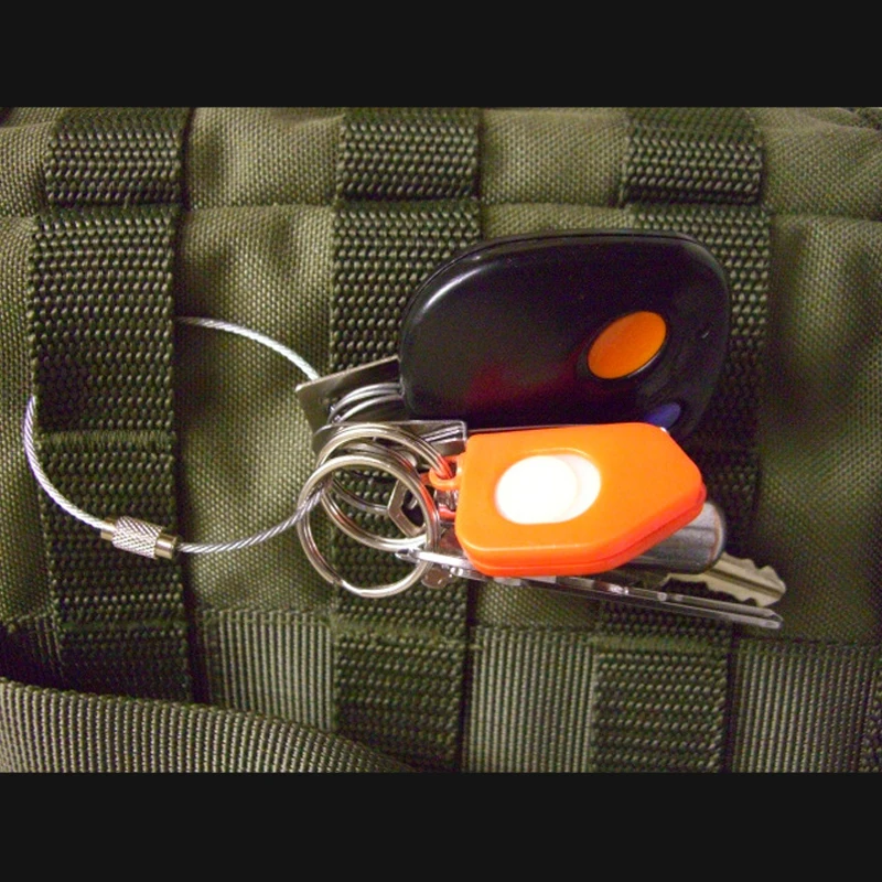 10 шт. кабель с карабином брелок для ключей инструмент кемпинга магнитное кольцо