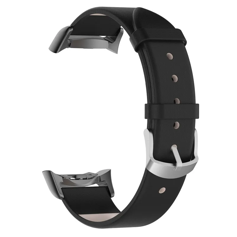 Black Наручный ремешок для samsung gear Fit 2 SM-R360 R365 кожаный браслет с ремешком для samsung gear Fit 2 Pro ремешок для часов gear fit2 Band - Цвет: Black