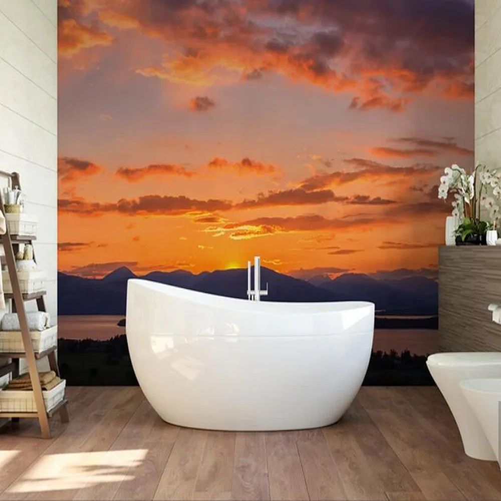 Настенная бумага Sunshine Sunset фотопечать настенная для гостиной спальни ванной на