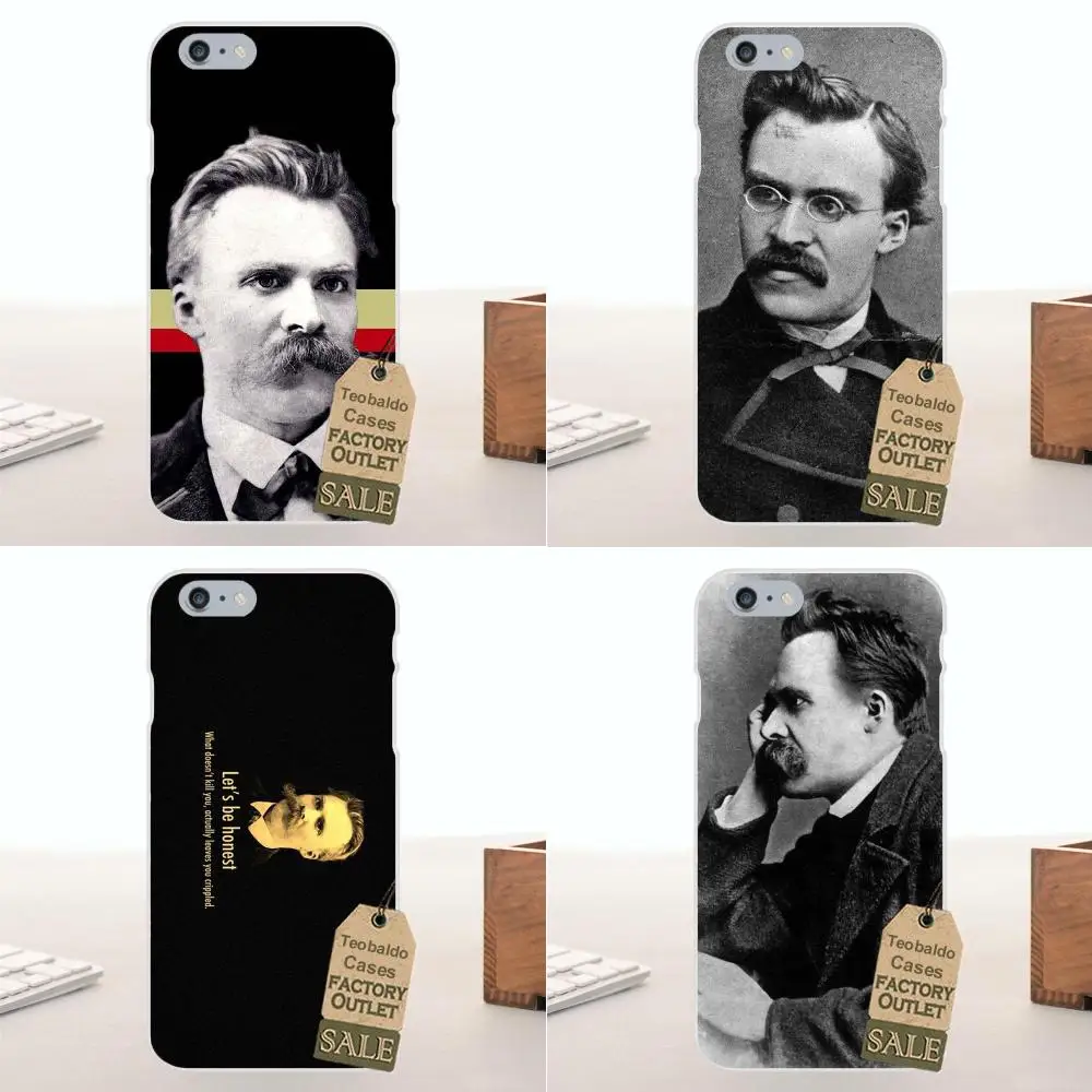 Мягкое Новое прибытие Friedrich Nietzsche портреты философы для Sony Xperia Z Z1 Z2 Z3 Z4 Z5 compact Mini M2 M4