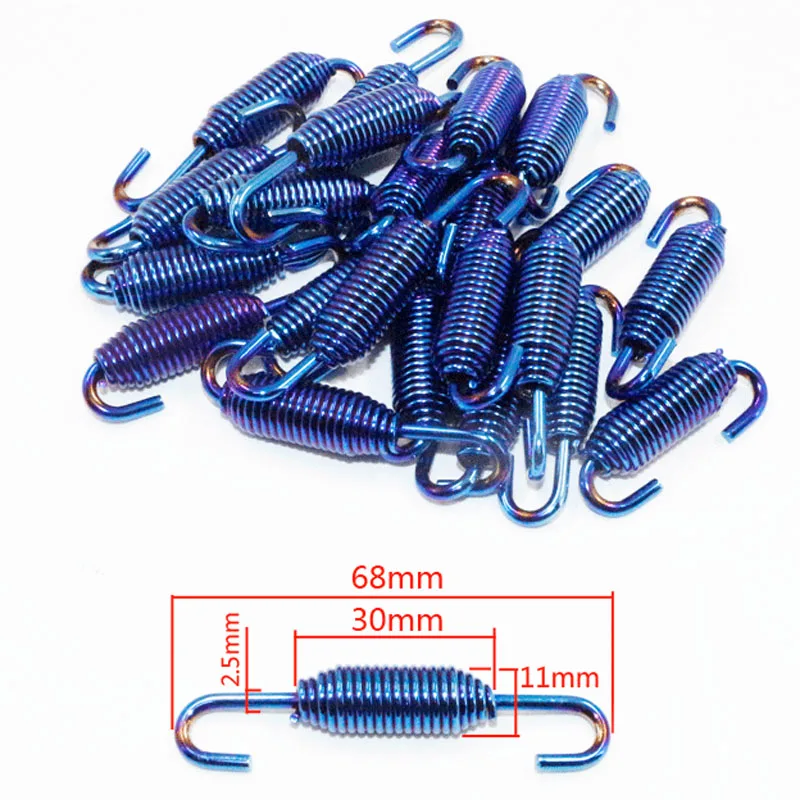 Бесплатная доставка мотоциклетный глушитель для Yoshimura Blue Spring выхлопных газов из