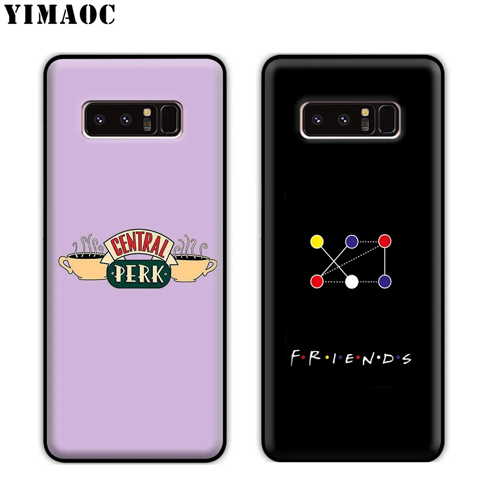 YIMAOC Friends Tv Show Funny Soft Silicone Case for Samsung Galaxy Note 10 Plus 9 8 A9 A8 A6 2018 A5 A3 2017 2016 |
