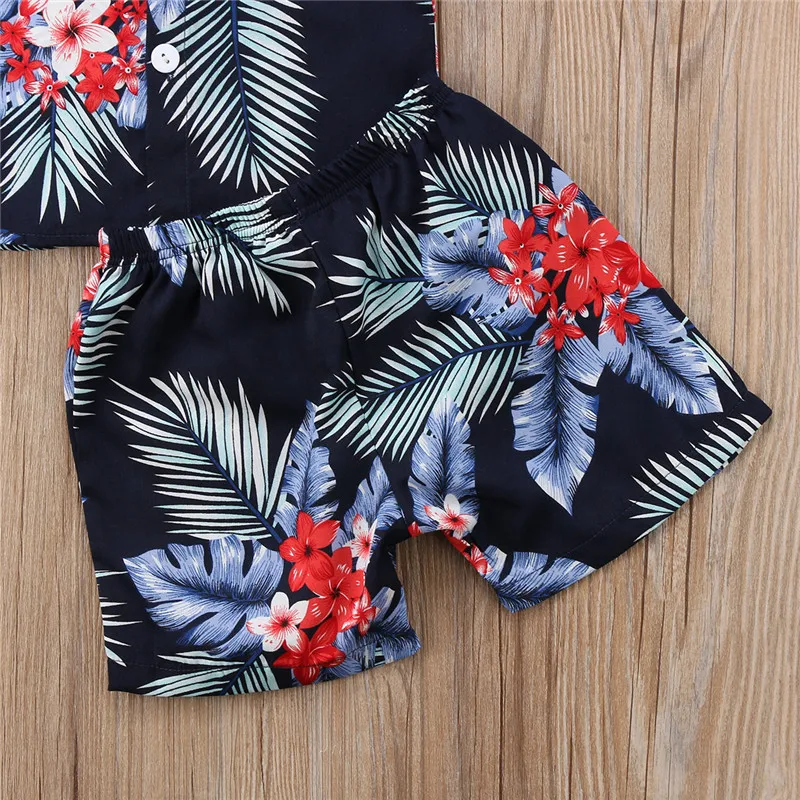 Комплект из 2 предметов для малышей футболка маленьких мальчиков топы + штаны