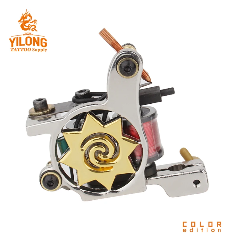 

High Quality Coil Tattoo Machine 10 Warp Coil Light Weight Tattoo Guns For Shader&Liner Coloring Lining Tattoo Machines Beginner