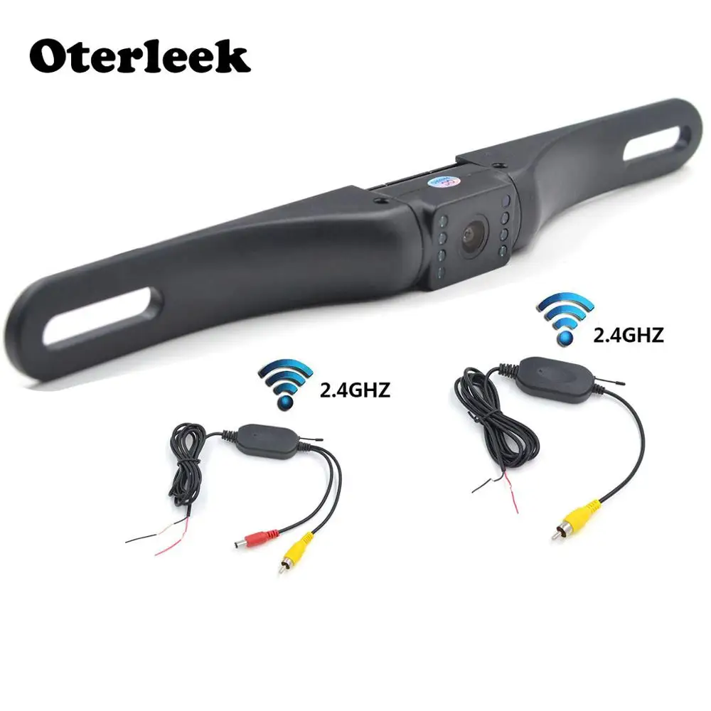wireless kit for dvd 2,4 GHZ Беспроводная Автомобильная камера заднего вида HD ночного видения с 8 ИК-светильник комплект для автомобильной камеры - Название цвета: wireless kit for dvd