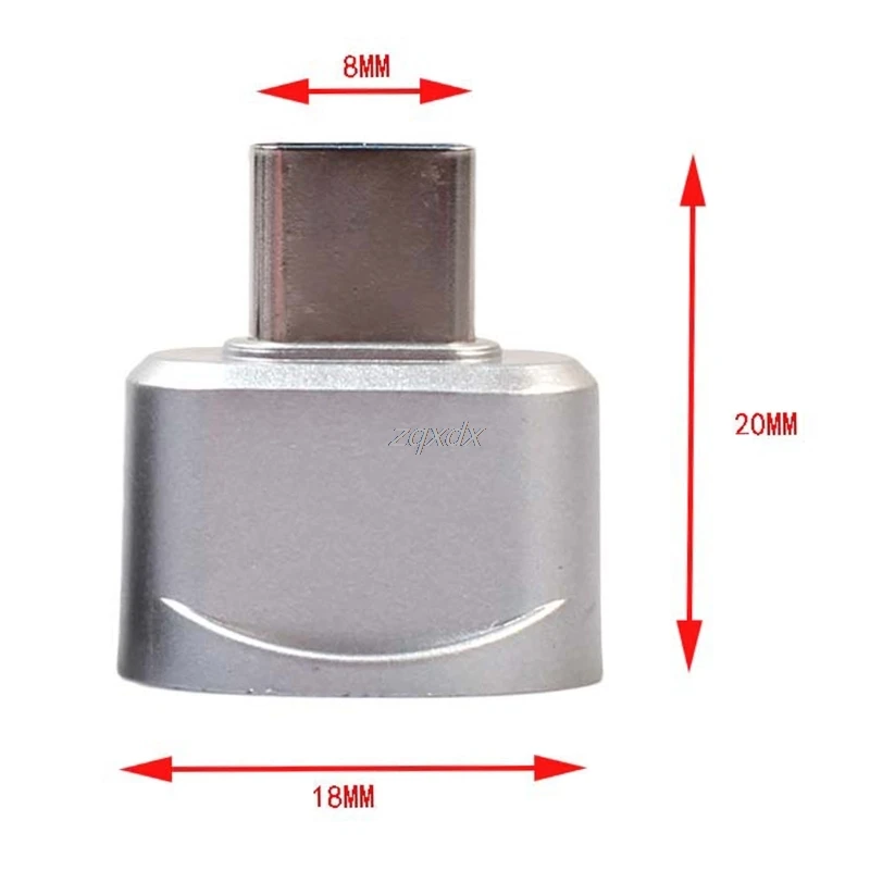 Адаптер конвертера для передачи данных типа C к USB OTG Pro S8 телефона Android оптовая