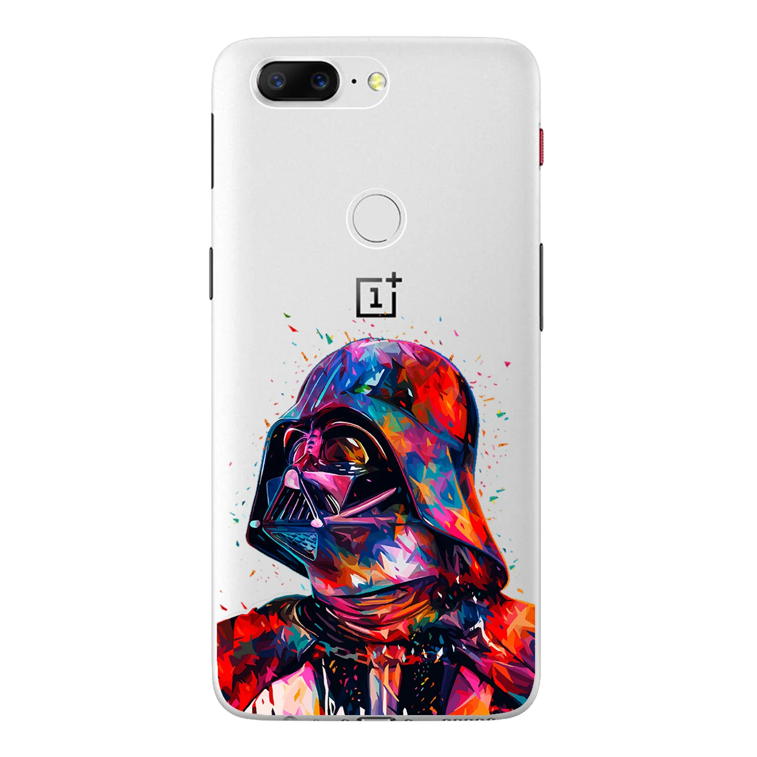 For Oneplus 5T Case Cover 6.01&quot Transparent Soft TPU Silicone Popular Cute Color Star Wars Warrior Soldier Painted Phone |
