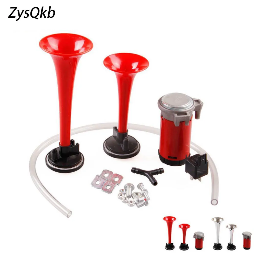 Loud 12V 135db Twin Trumpet Air Horn &amp Compressor Set Kit Car Boat Truck | Автомобили и мотоциклы
