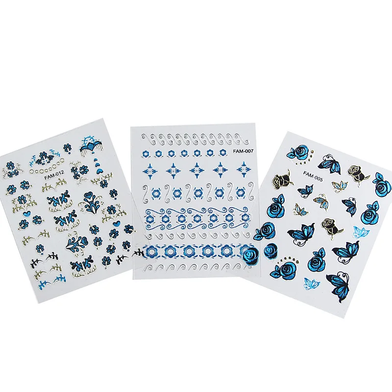 24 шт в 1 большой размер лист голубое дерево Бабочка животный узор тиснение 3D