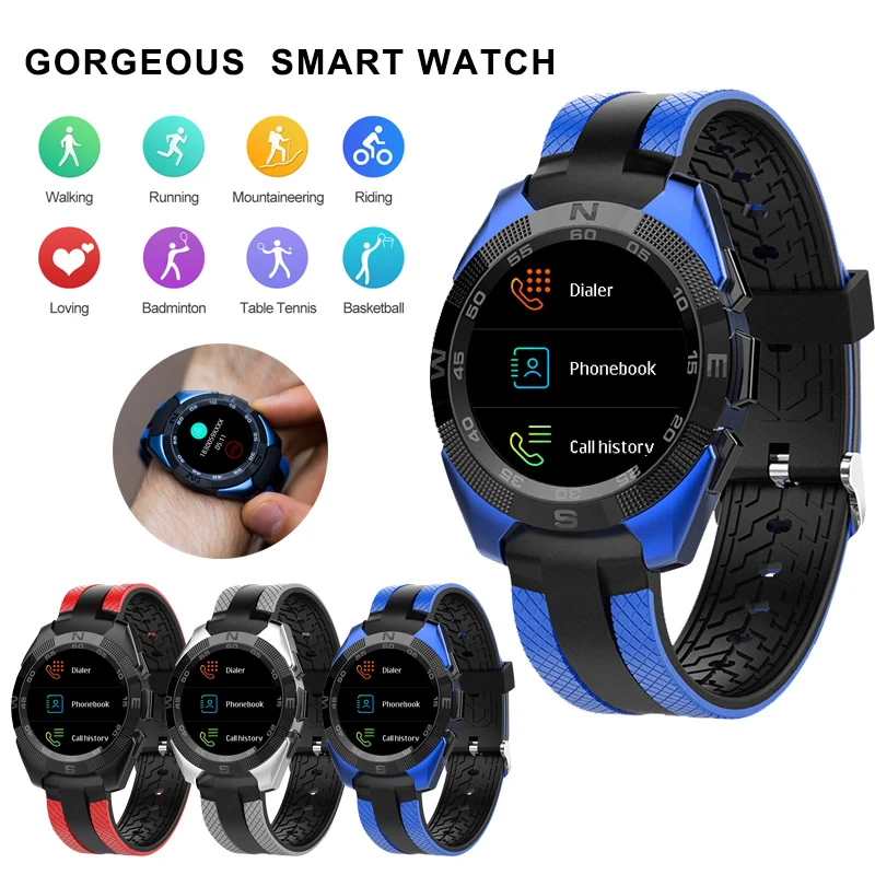 L3 профессиональные спортивные Смарт часы ios android Heart Rate Bluetooth звонки off line Alipay 9 мм