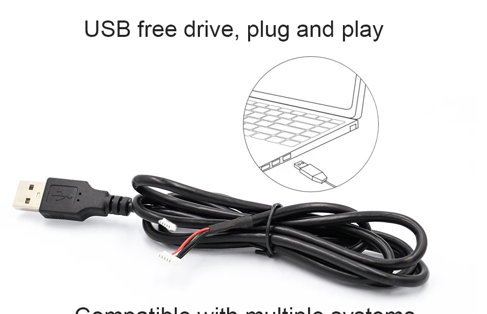 0.3MP камера USB2.0 с функцией IR-CUT переключение цвета на черный и белый светочувствительный блок управления 60 градусов камера
