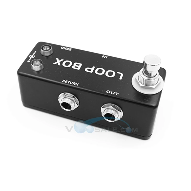 Педаль для гитарных эффектов Mosky LOOP BOX мини-педаль с переключателем из цинкового и