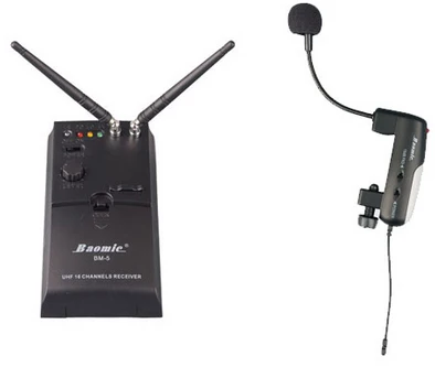 Специальный микрофон Baomic UHF 16-канальный для скрипки звукоснимателя беспроводной
