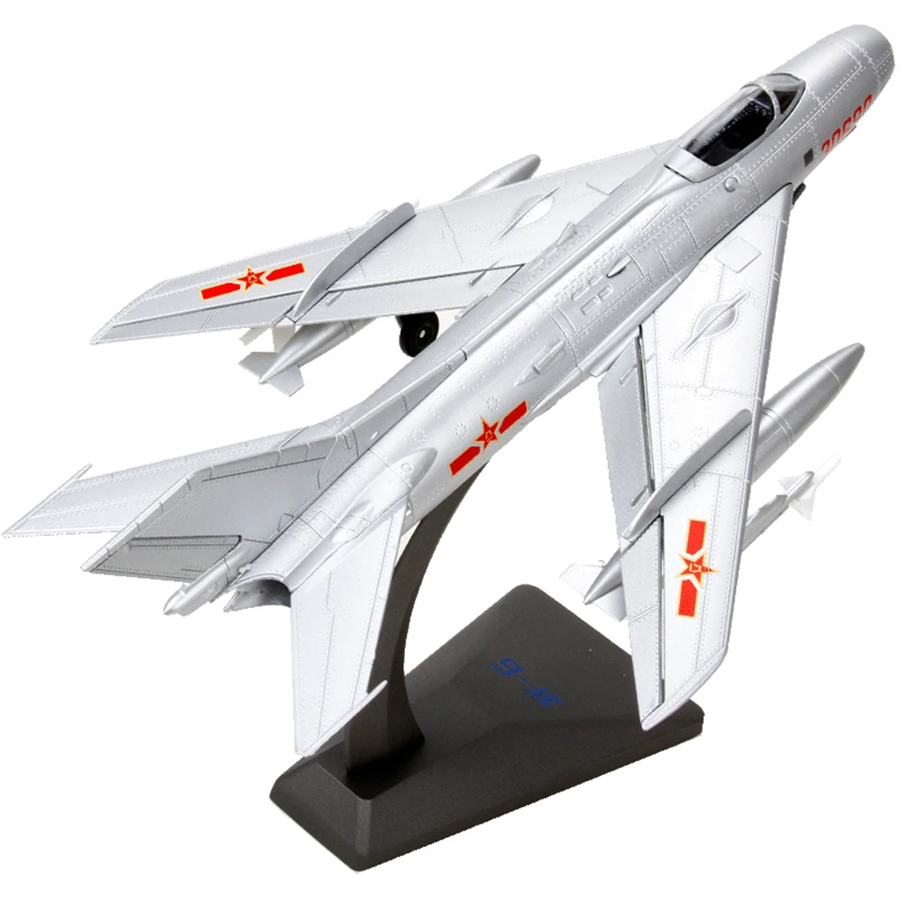 Коллекционные игрушечные модели самолетов для детей 1/72 Литой Сплав J-5/J-6/J-7 сверхзвуковой самолет реактивный истребитель игрушки для фанатов подарки