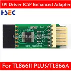 Новый Модуль повышения ICSP SPI драйвер, SPI flash in-Circuit программирующий адаптер для USB программатора Minipro TL866II PLUS TL866A