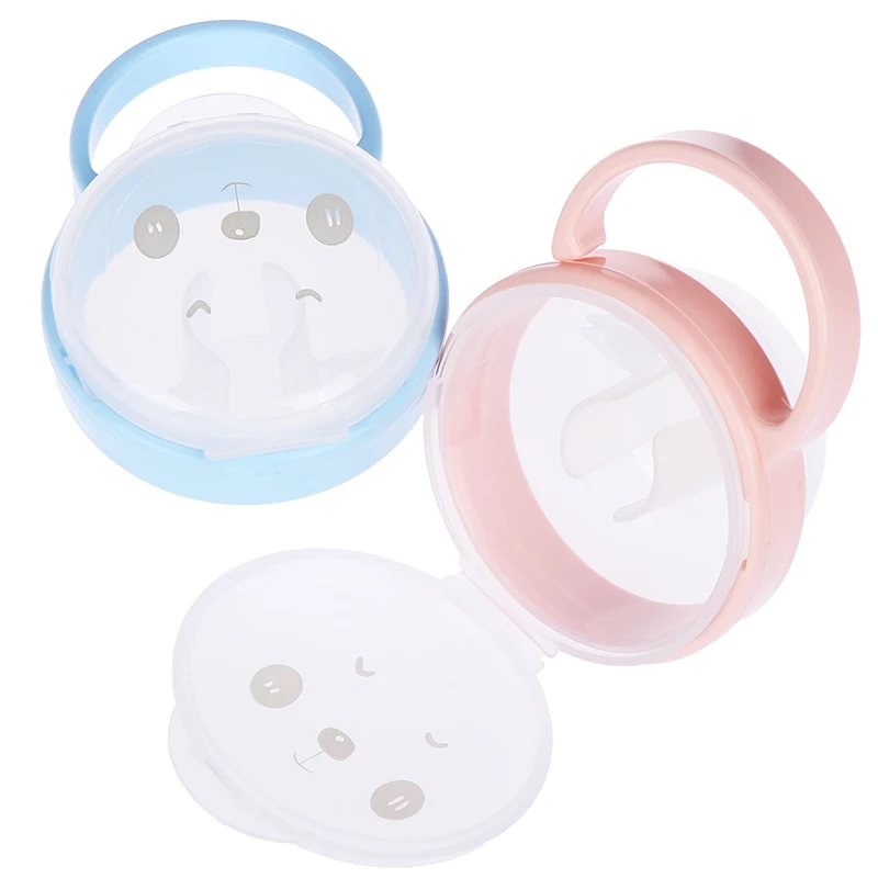 

1PCS Baby Nipple Portable Pacifier Box for Infants Feeding Nursing Cartoon Animal Cradle Holders Nipple Cases