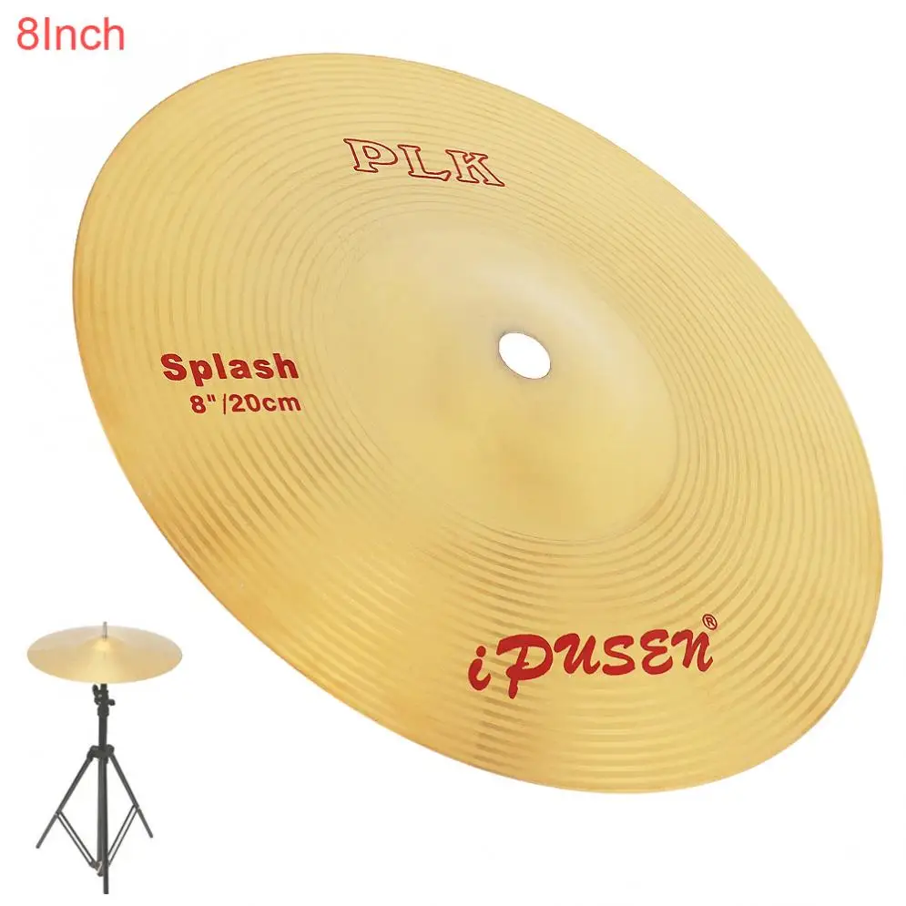 8 дюймов высокого качества латунный сплав брызг Crash Cymbal барабан для ударных