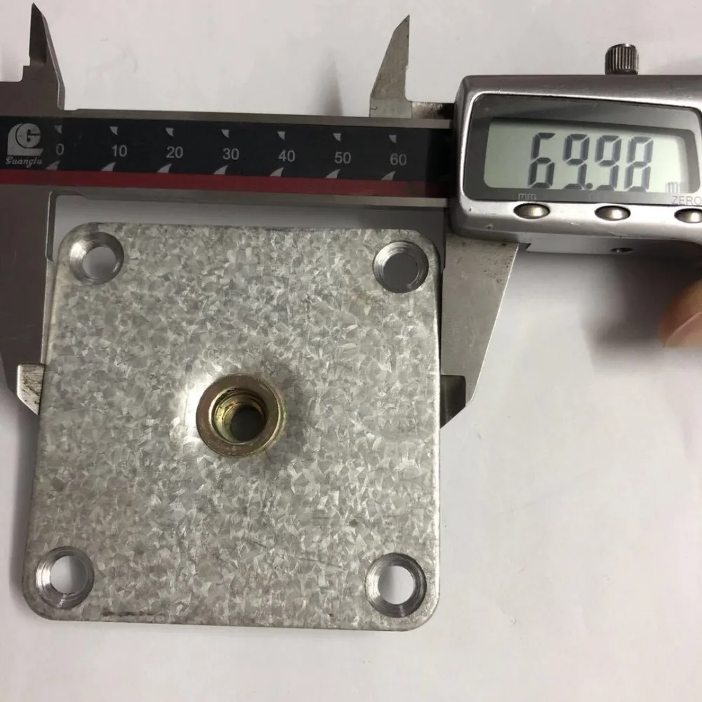 (Упаковка из 100 шт.) мебельные ножки коннектор квадратная металлическая Резьбовая