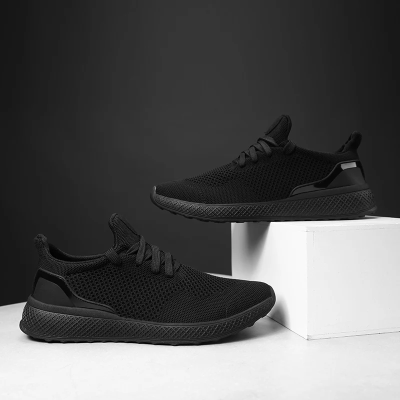 VastWave Flyknit мужские Сникеры мужские летние дышащие повседневные туфли для мужчин прогулочная Беговая обувь Zapatos De Hombre