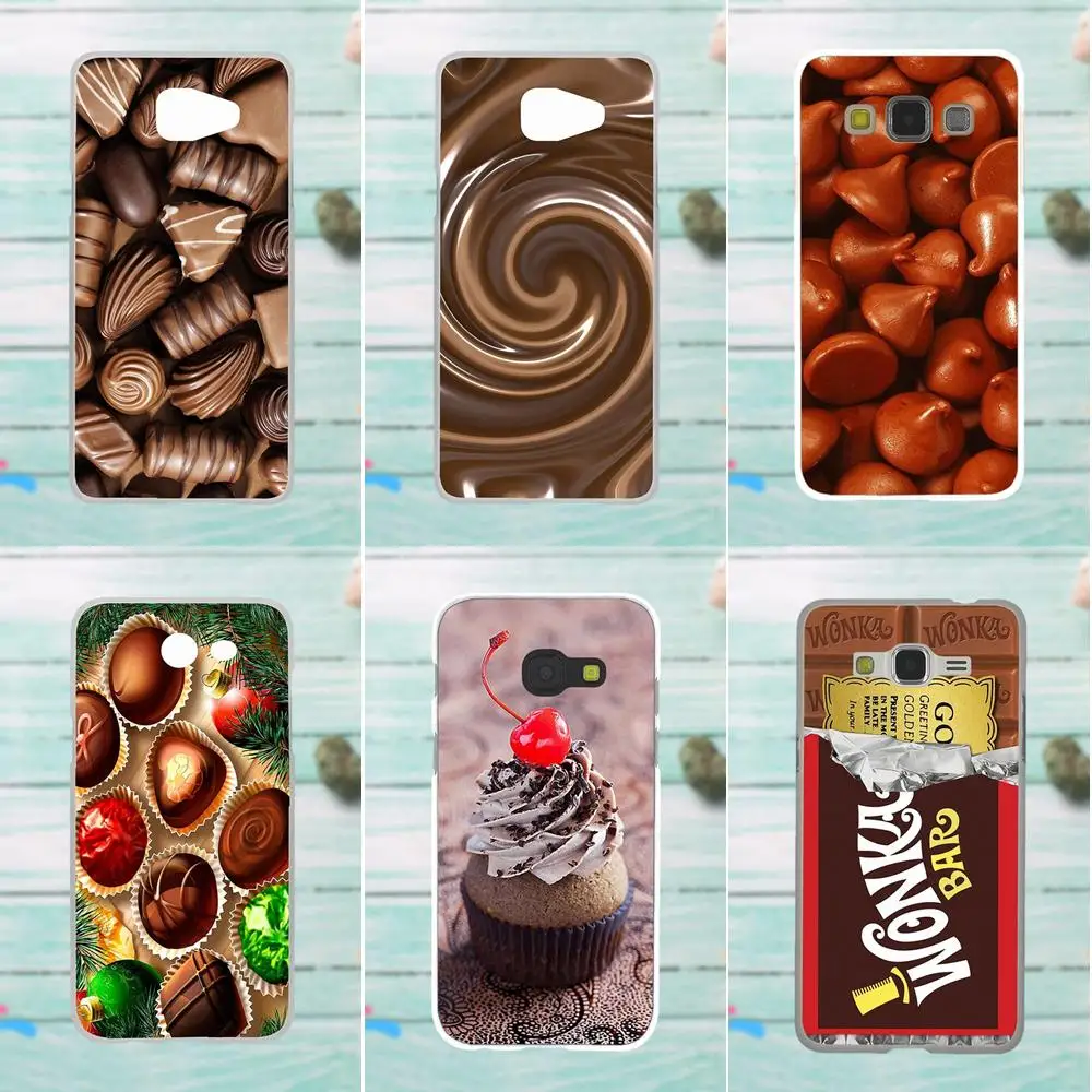 Для Samsung Galaxy A3 A5 A7 J1 J2 J3 J5 J7 2015 2016 2017 Роскошный Шоколадный Willy Wonka бар с