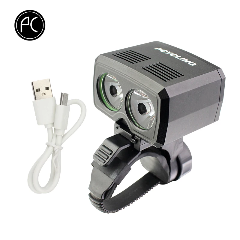 PCycling велосипедный фонарь Мини USB зарядка светодиодный для горного велосипеда